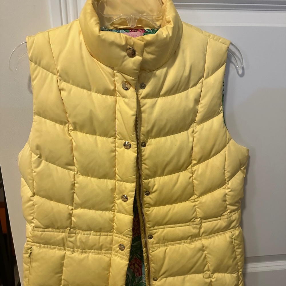 Yellow Lilly Pulitzer Vest